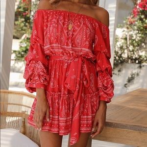 Hello Molly Win It Dress Red